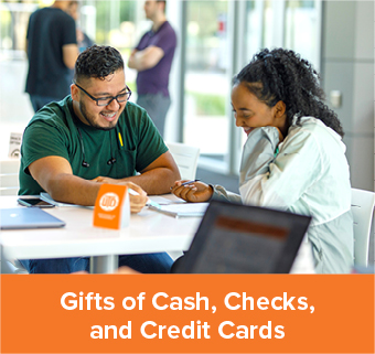 Gifts of Cash, Check, and Credit Cards Rollover